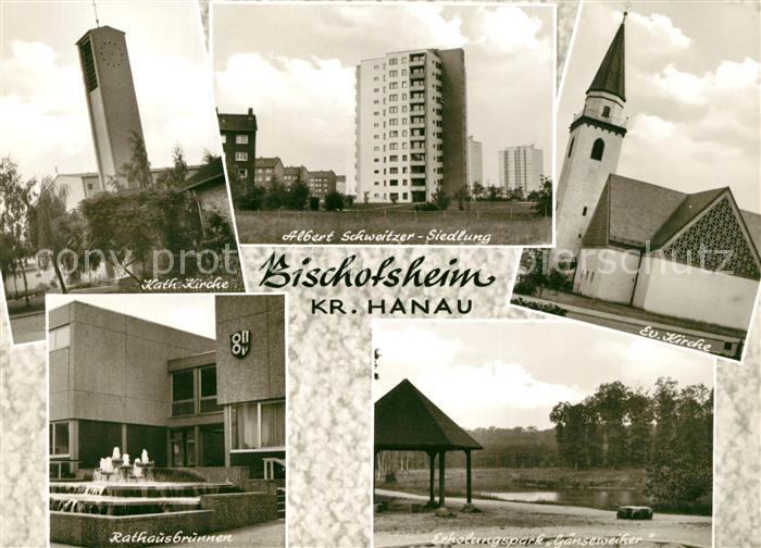 Bischofsheim Maintal Albert-Schweitzer-Siedlung Erholungspark Gaenseweiher