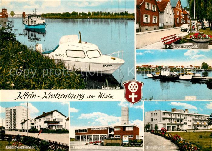 Klein-Krotzenburg Platz der Republik Feuerwehrhaus Simeonstift Liebig-Hessenstra