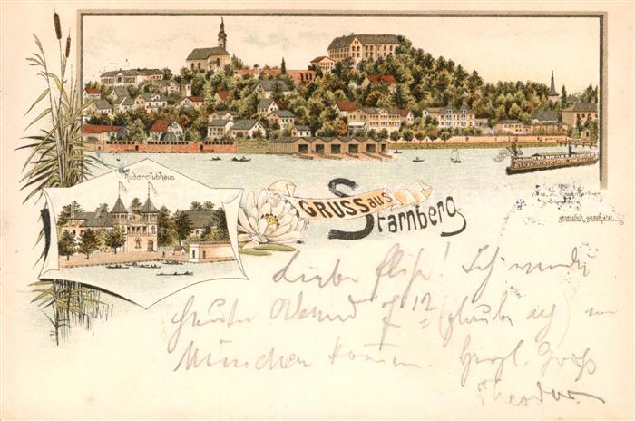 Starnberg Ruedrclubhaus Litho