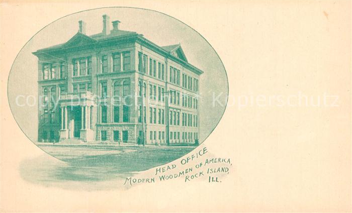 Rock Island Illinois Head Office Modern Woodmen of America