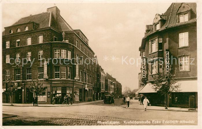 Rheinhausen Duisburg Krefelderstrasse Ecke Friedrich-Alfredstrasse