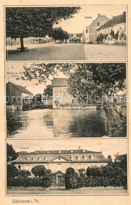 Gebesee Markt Schloss Muehle