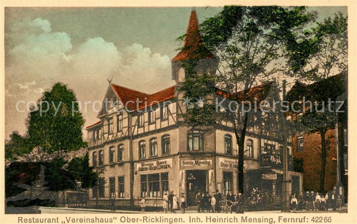 Oberricklingen Restaurant Vereinshaus