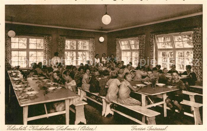 Lubmin Ostseebad Elisabeth-Kinderheim Grosser Speisesaal