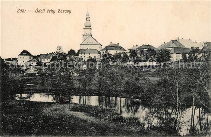 Zdar nad Sazavou Saar Udoli reky Sazavy