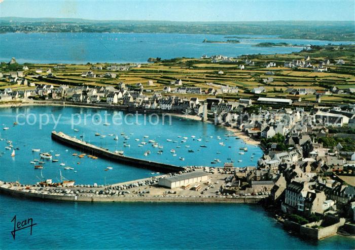 Roscoff Fliegeraufnahme avec le port