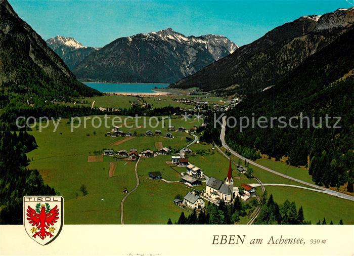 Eben Achensee Fliegeraufnahme Karwendel Seekarspitze