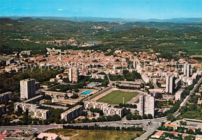 Bagnols-sur-Ceze Fliegeraufnahme