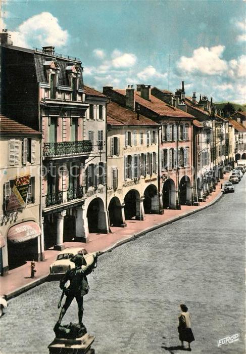 Remiremont Vosges Grande Rue Statue du Volontaire