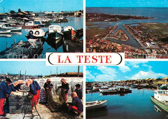 La Teste-de-Buch Hafen Fliegeraufnahme Fischer