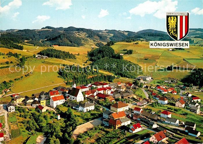 Koenigswiesen Oberoesterreich Fliegeraufnahme