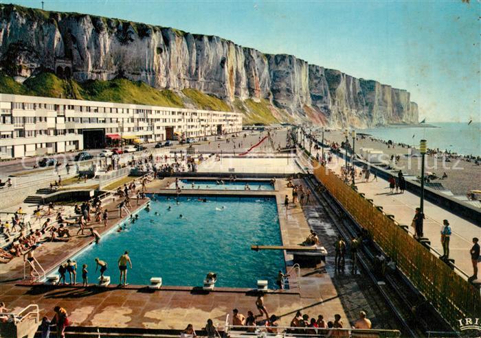 Le Treport Normandie Freibad Strand