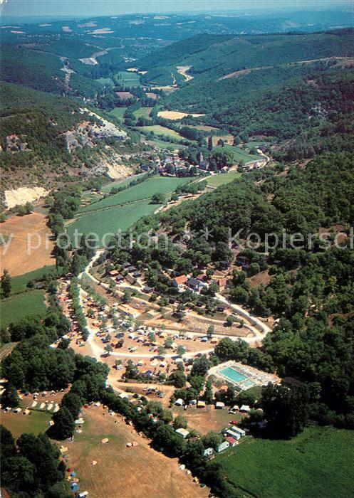 Salignac-Eyvigues Fliegeraufnahme Camping Freibad