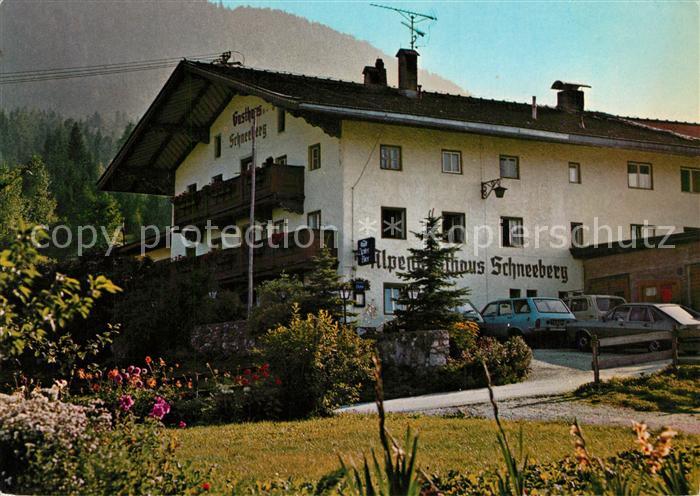 Thiersee Alpengasthof Pension Schneeberg