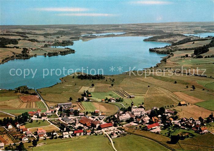 Obertrum See Fliegeraufnahme mit Trumerseen