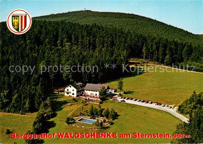 Bad Leonfelden Fliegeraufnahme Berggasthof Waldschenke am Sternstein