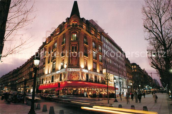 Paris L Alsace Restaurant Avenue Champs Elysee