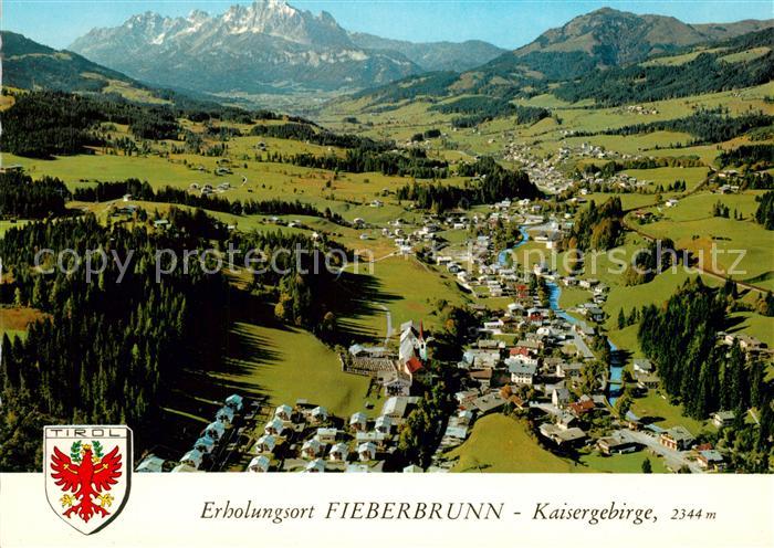 Fieberbrunn Tirol Fliegeraufnahme