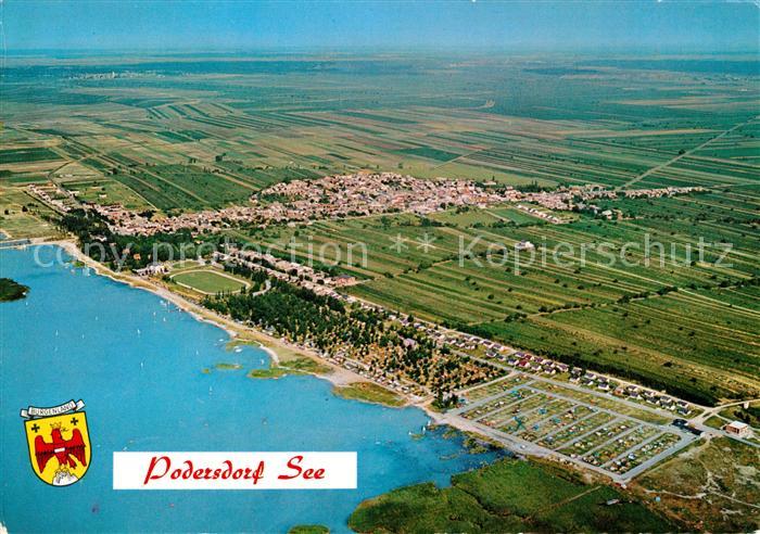 Podersdorf Neusiedler See Fliegeraufnahme