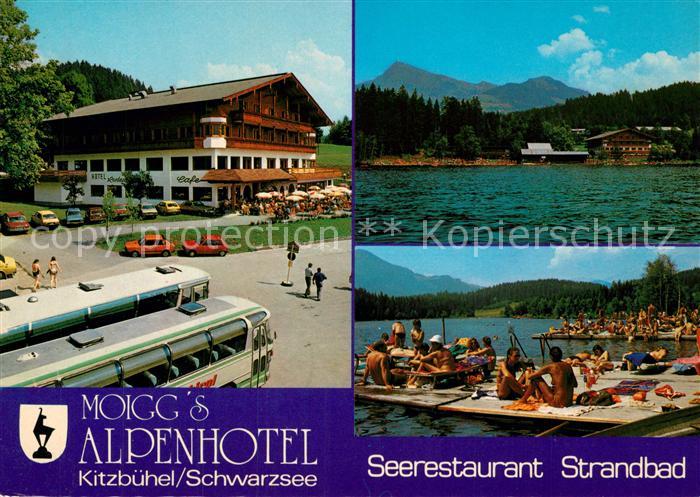 Kitzbuehel Tirol Moiggs Alpenhotel Seerestaurant Badestellen