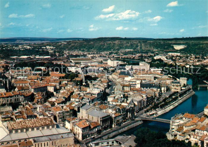 Verdun Meuse Fliegeraufnahme Brückenpartie