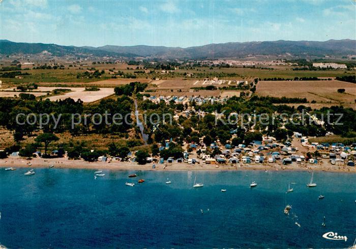 La Londe-les-Maures Fliegeraufnahme Camping Plage