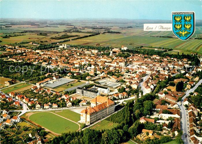 Laa Thaya an der Thaya Fliegeraufnahme