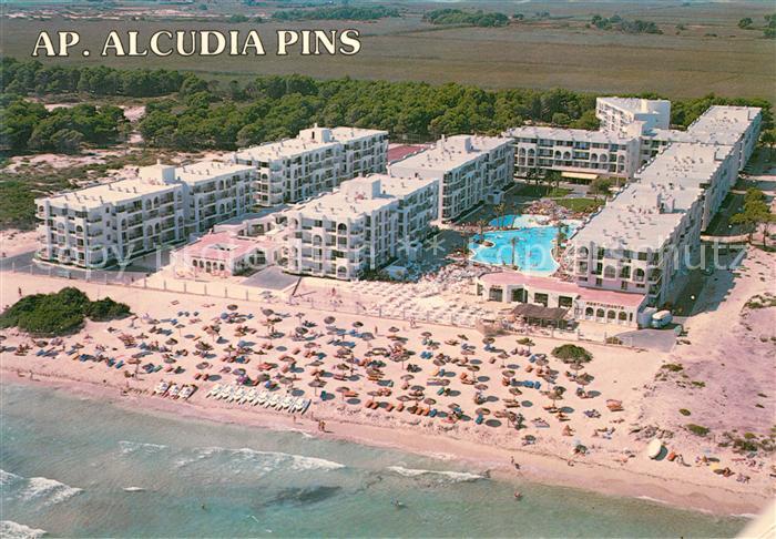 Playas de Muro Mallorca Fliegeraufnahme Apart. Alcudia Pins