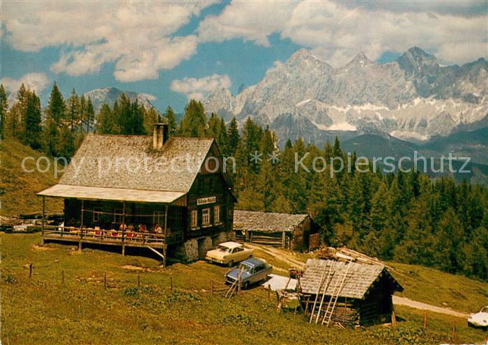 Pichl Ennstal Reiteralm mit Dachsteinsuedwaenden