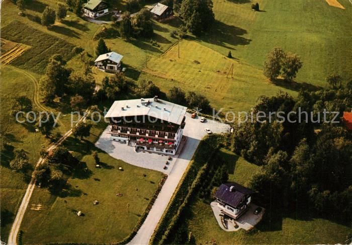 Combloux Fliegeraufnahme Hotel Restaurant Au coeur des Pres