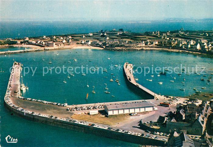 Roscoff Fliegeraufnahme Port