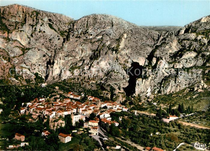 Moustiers-Sainte-Marie Fliegeraufnahme