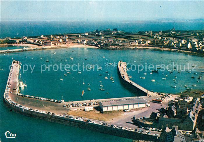 Roscoff Fliegeraufnahme Port