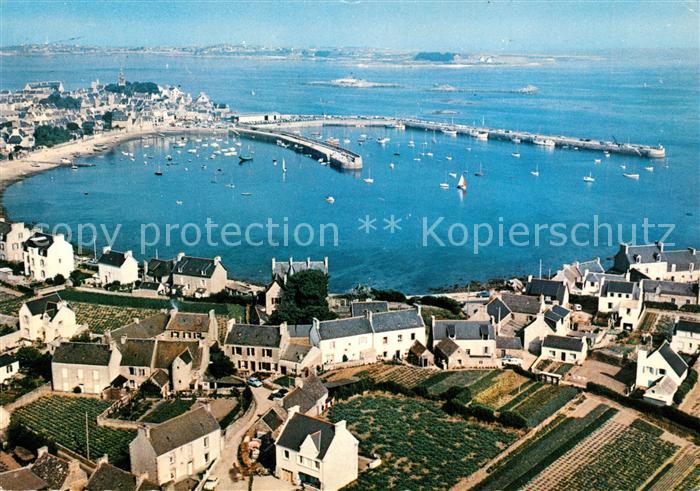 Roscoff Fliegeraufnahme Port