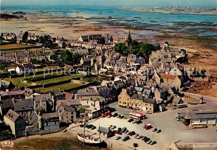 Roscoff Fliegeraufnahme avec Ille de  Batz