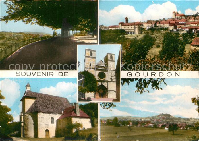 Gourdon Lot Cathedrale