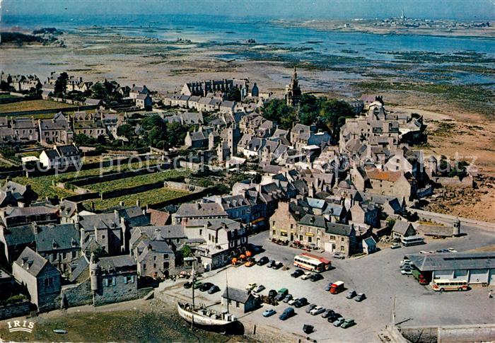 Roscoff Fliegeraufnahme avec Ille de Batz