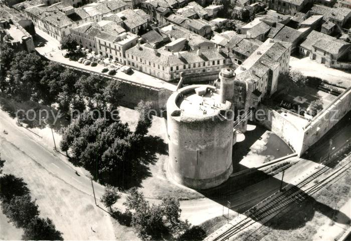 Aigues-Mortes Gard Vue aérienne sur la Tour de Constance