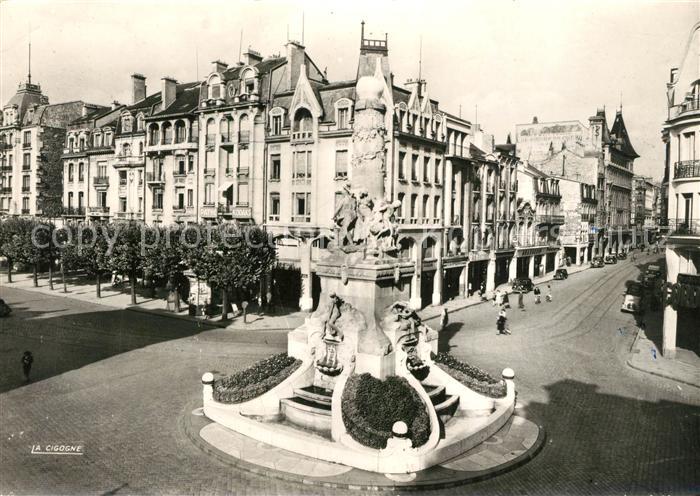 Reims Champagne Ardenne Place Drouet d Erlon et Fontaine Subé