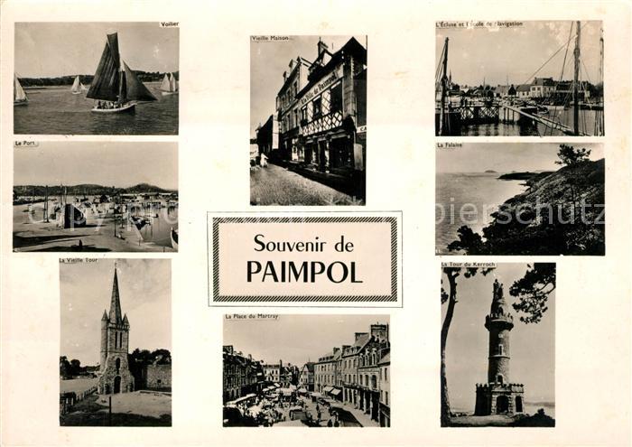 Paimpol Voilier Port Vieille Tour Place Vieille Maison Falaise Tour