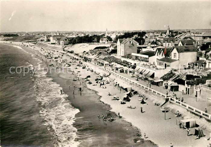 Saint-Gilles-sur-Vie Vendee La Plage vue aérienne