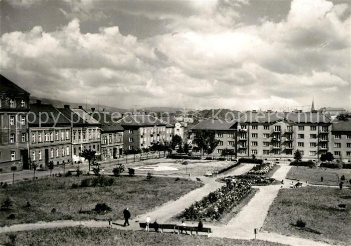 Chomutov Namesti Miru Platz