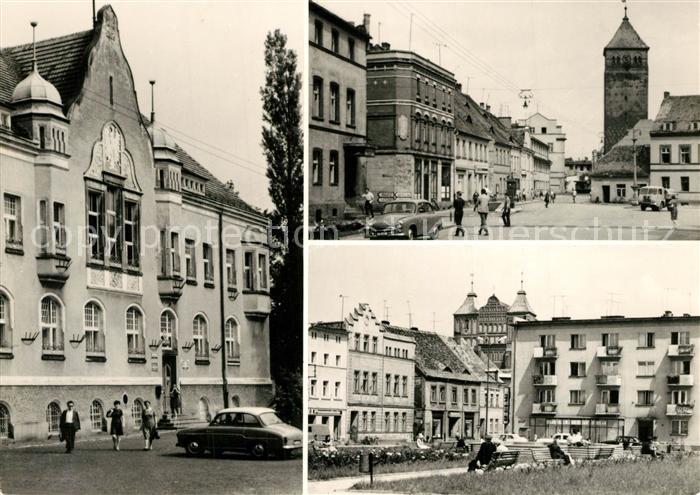 Gora Powiatowej Rady Narodowej Ulica 1 Maja Baszta Glogowska Plac Boleslawa Chro