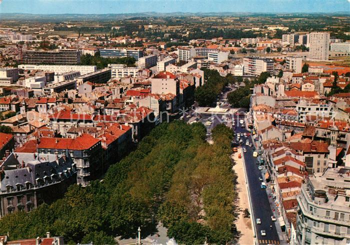 Valence 26 Vue aérienne sur les Grands Boulevards