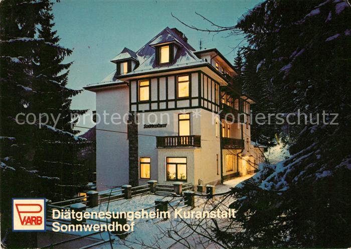 Semmering Niederoesterreich Diaetgenesungsheim Kuranstalt Sonnwendhof Nachtaufna