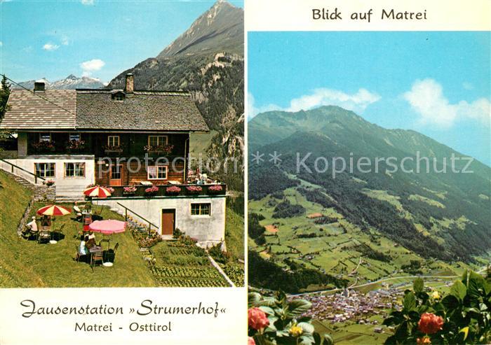 Matrei Osttirol Jausenstation Strumerhof Landschaftspanorama Alpen