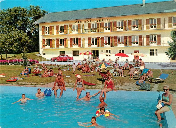 Velden Woerthersee Gasthof Pension Fantur Swimming Pool