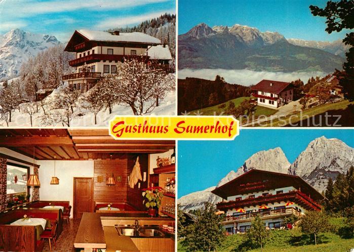 Pfarrwerfen Gasthaus Pension Samerhof Nebelmeer Alpenpanorama