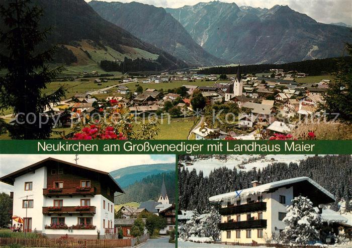 Neukirchen Grossvenediger Gesamtansicht mit Alpenpanorama Landhau
