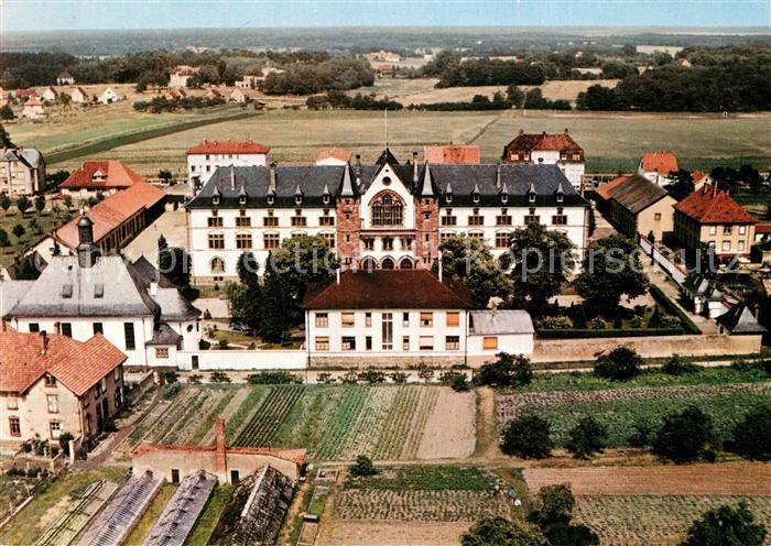 Haguenau Bas Rhin Ecole des Missions Africaines vue aérienne